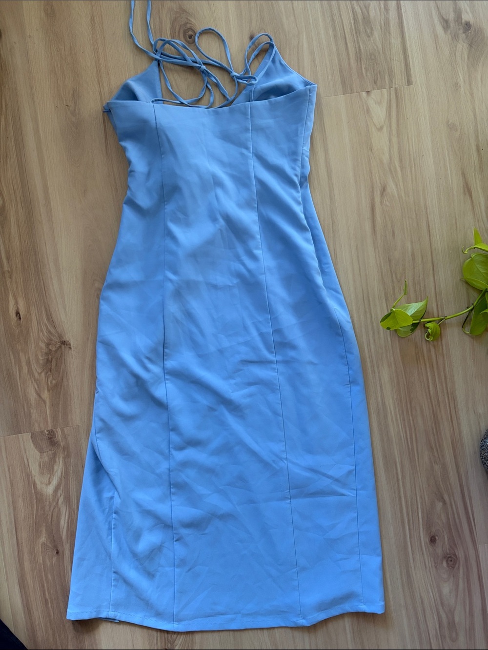 NWT Camila Coelho Aaliyah Midi Dress in Periwinkle Blue - Picture 5 of 5